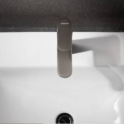 Single Lever Brass Basin Faucet Hot Cold Water Mixer Faucets