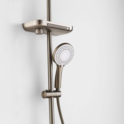 Wall Mounted Chrome Plated Hand Shower System For Home Hotel Bathroom