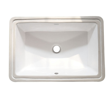 Bathroom Ceramic Under Counter Top Wash Basin Rectangle Shape
