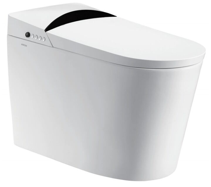 Arrow Brand Modern Smart Toilet with Concealed Tank, Automatic Operation, and Soft Close Electronic Bidet