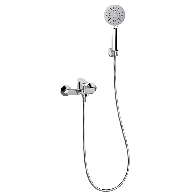 Bathroom Handshower Temperature Control Shower Faucet Wall-mounted Bath Shower Set Modern